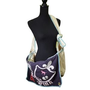 PINK Crossbody Messenger Bag Large